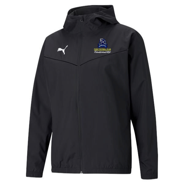 Ford FC Puma Team Rise Training All Weather Jacket  Black/Black